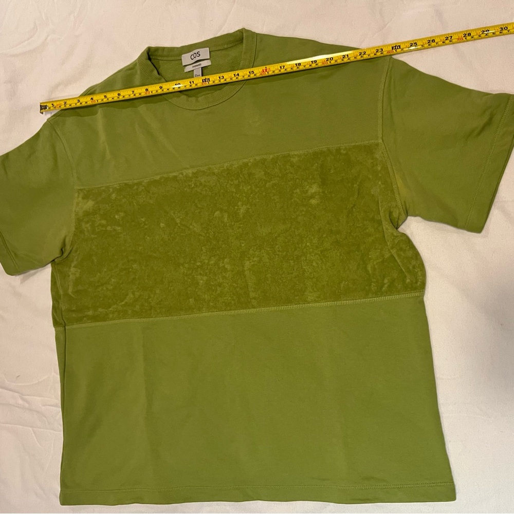 COS Green Men's Short Sleeve Heavyweight Tee